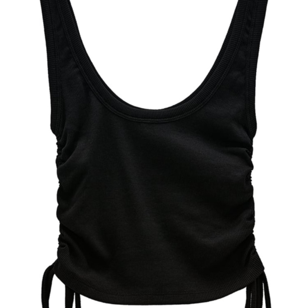 Zara ruched crop top